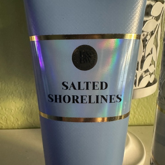 Bath & Body Works Salted Shorelines Body Cream and Mist - Blue and Silver - Picture 3 of 4